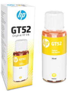 GT52 BOTELLA DE TINTA HP AMARILLO