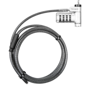 TARGUS CABLE DE SEGURIDAD CON COMBINACION REINICIABLE UNIVERSAL