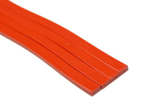 Cutting Stick Red PVC Wavy (Listón de corte)
