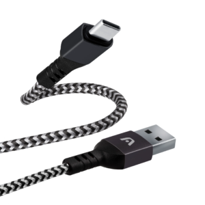 ARGOM CABLE USB A USB-C TRENZADO 1.8 MTS